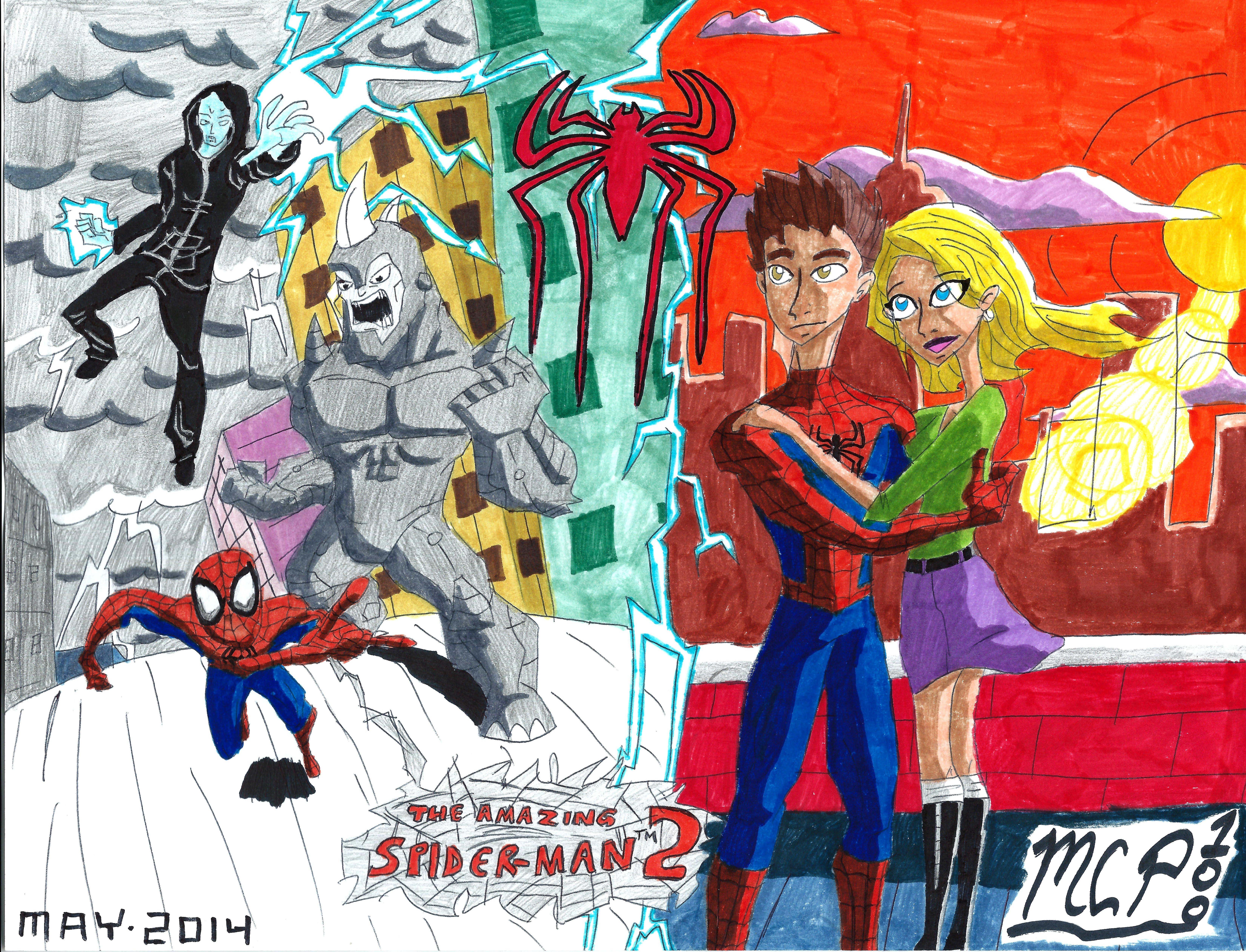 The Amazing Spider-Man 2 drawing by DMartIT on DeviantArt