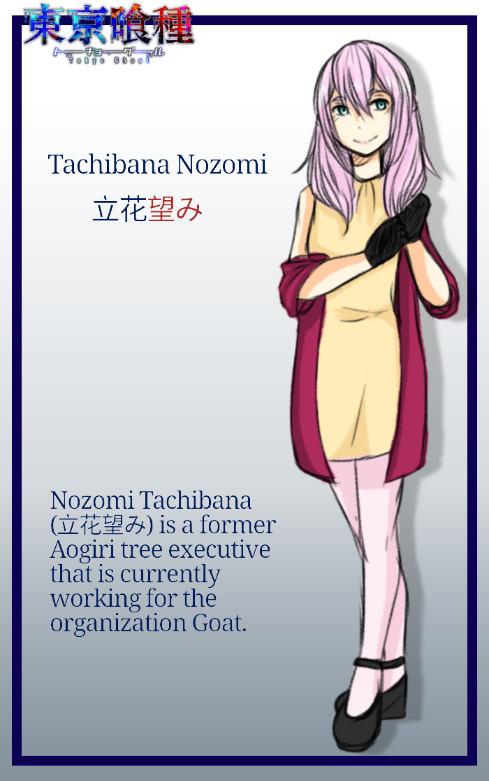 Tokyo ghoul oc: Nozomi (semi revamp)