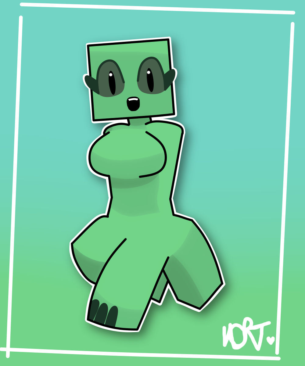 Minecraft Creeper Inflation Minecraft ~ Female Creeper by V0RTILENCE on DeviantArt