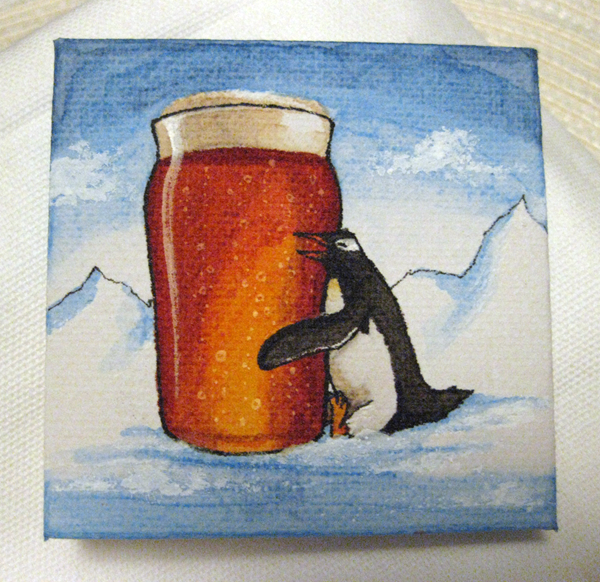 Minipainting - Beer and penguins