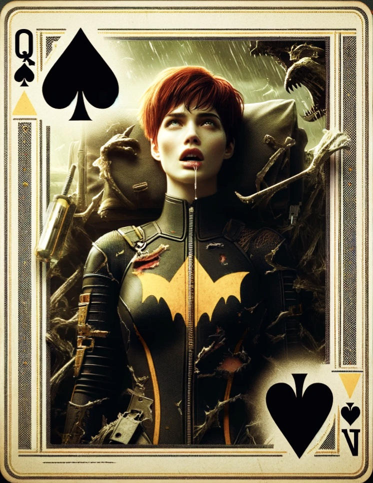 Queen of Spades - Batgirl's fall by GrandyHaden on DeviantArt