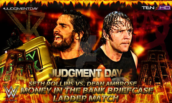 WWE Judgment Day Custom Match Card