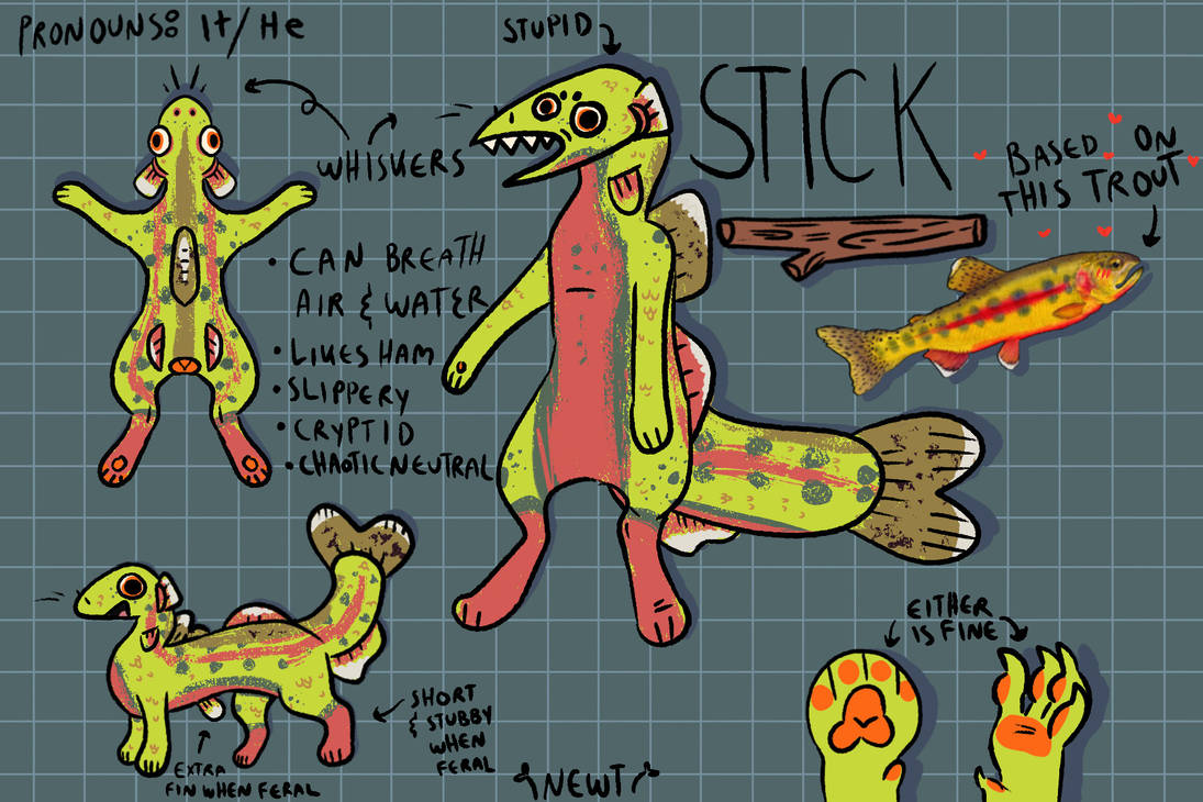 Sticks Refrence Stick reference sheet by newtsproutz on DeviantArt