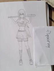 Megurine Luka - Batter up - by flipocrisy (draft)