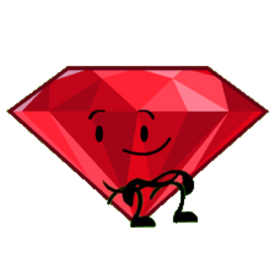 Ruby (BFDI) Sitting Pose by Calistabfdisabrina23 on DeviantArt