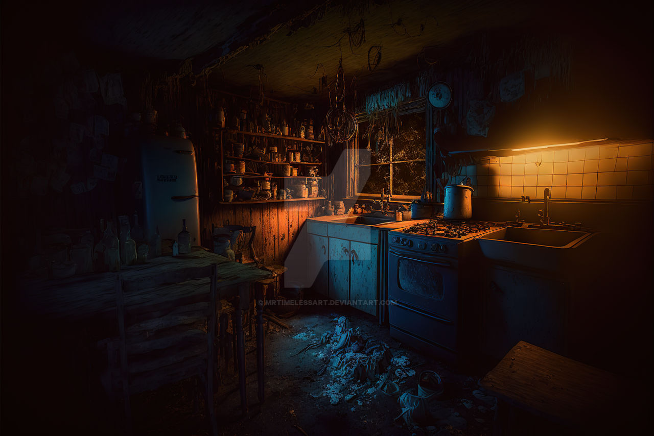 Haunted House - Kitchen (1) by MrTimelessArt on DeviantArt