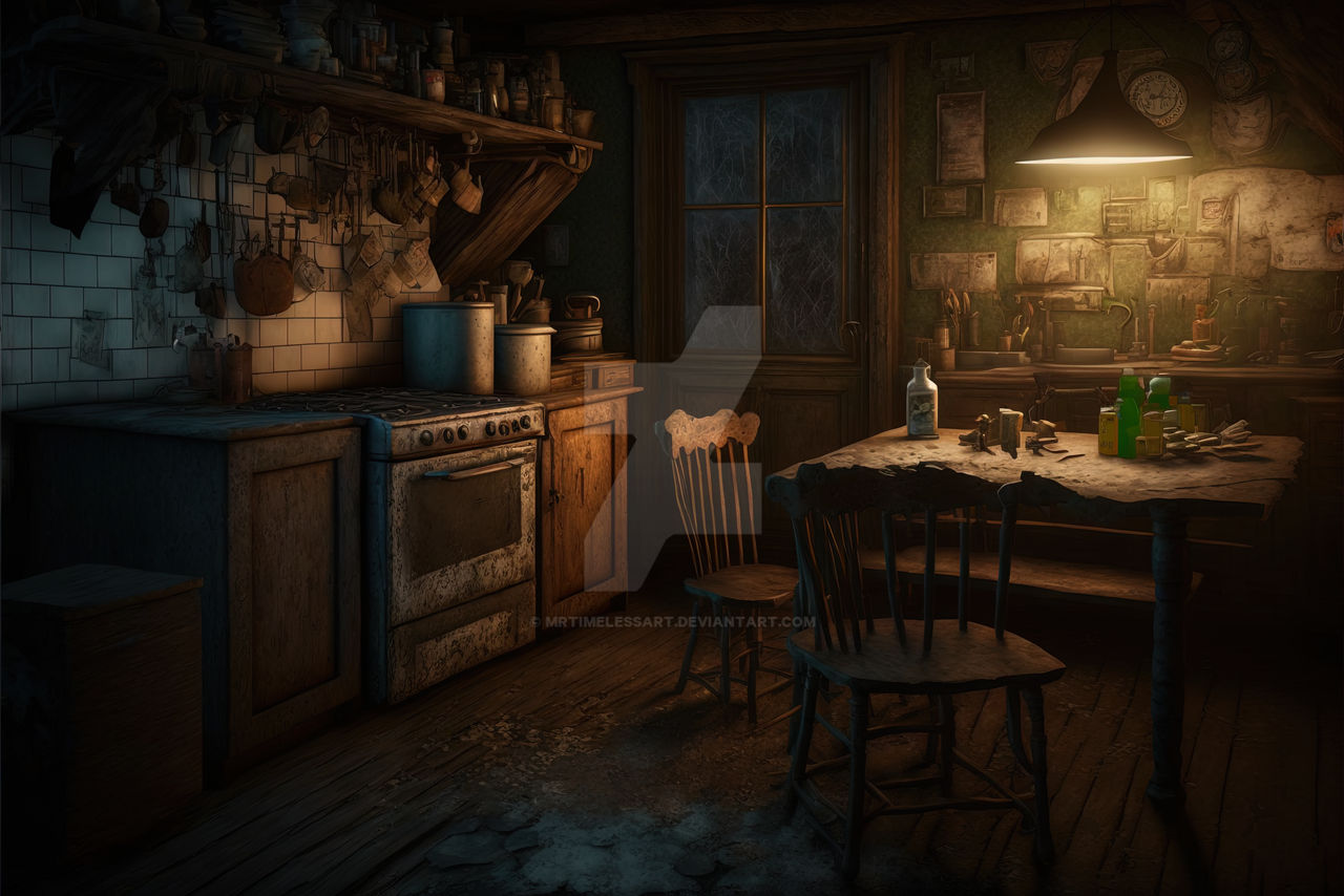 Haunted House - Kitchen (5) by MrTimelessArt on DeviantArt