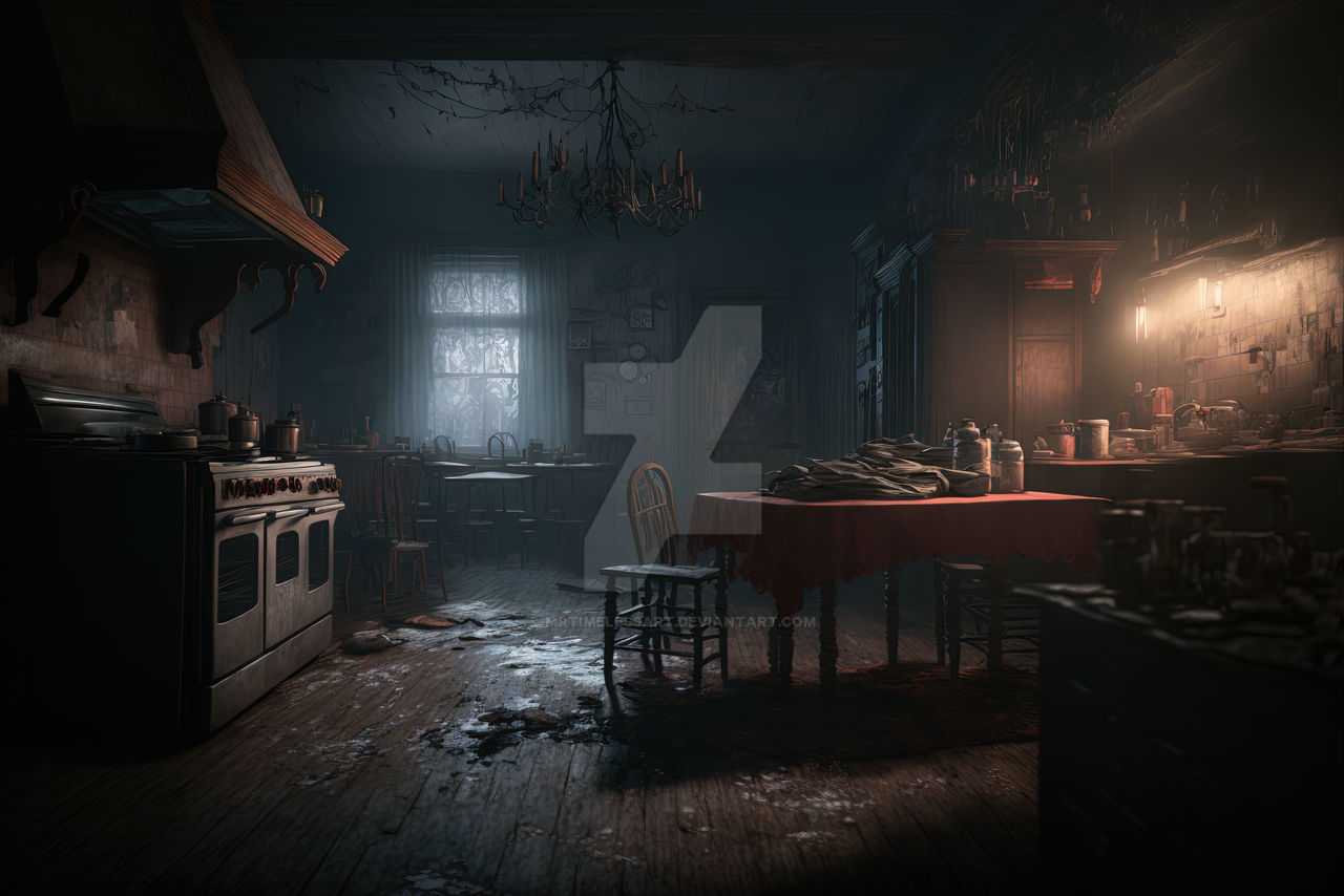 Haunted House - Kitchen (8) by MrTimelessArt on DeviantArt