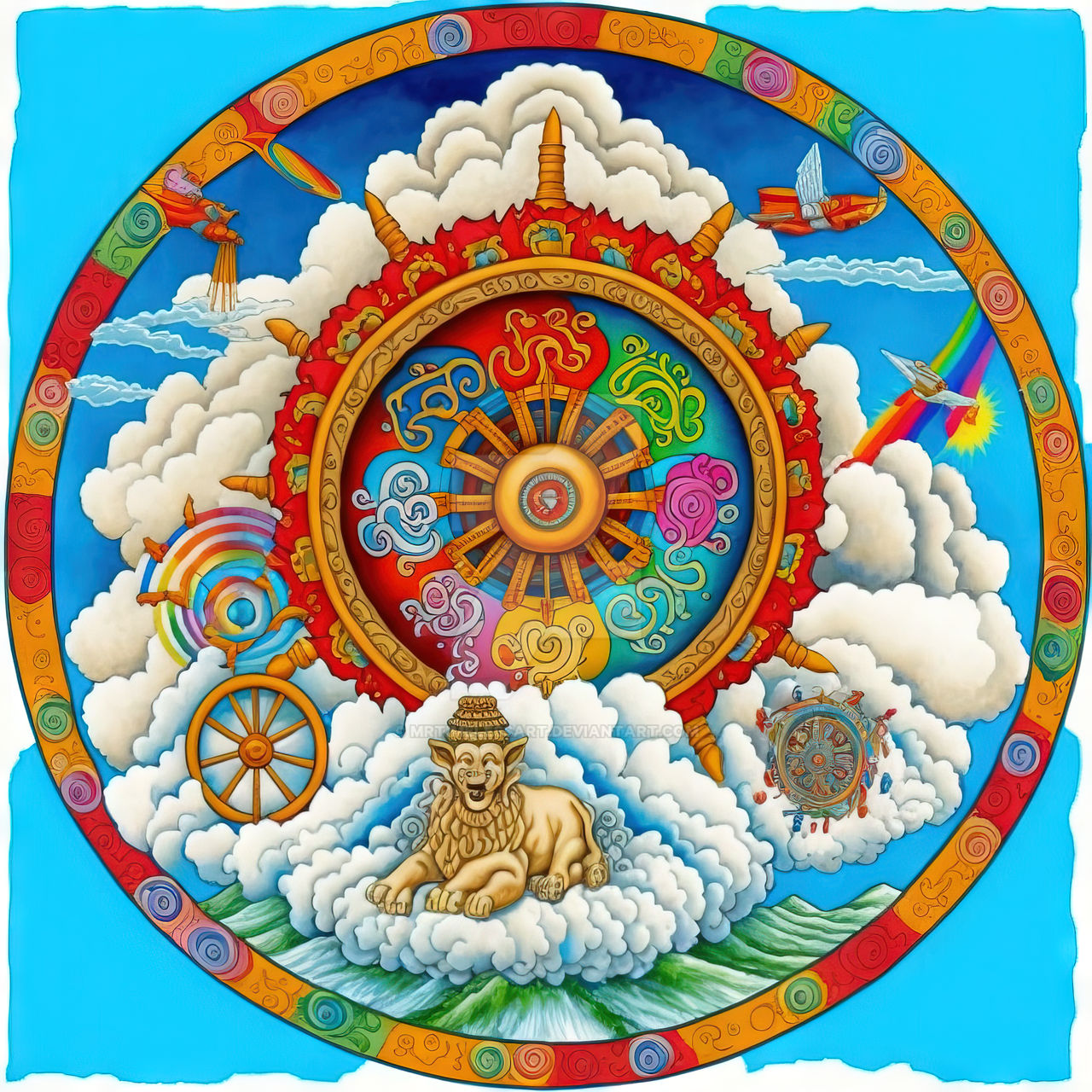 Colorful Dharma Wheel 41 By MrTimelessArt On DeviantArt colorful-dharma-wheel-41-by-mrtimelessart-on-deviantart