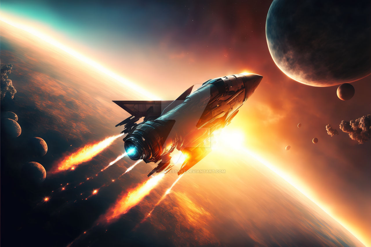 Space Shhoter Space Shooter Background - Spaceship Takeoff (11) by MrTimelessArt on ...
