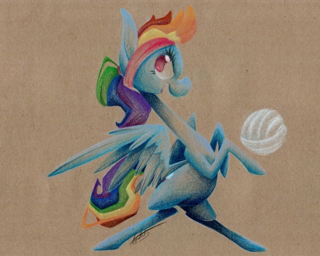 Summertime Rainbow Dash