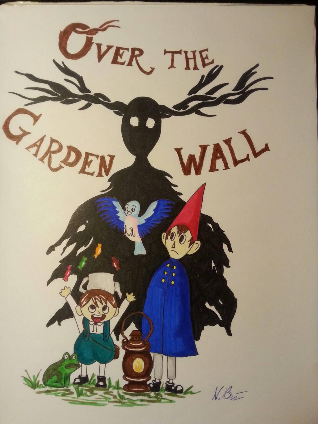 Over the garden wall-into the unknown