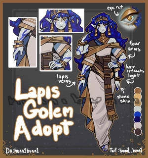 [CLOSED] Lapis Golem Adopt!