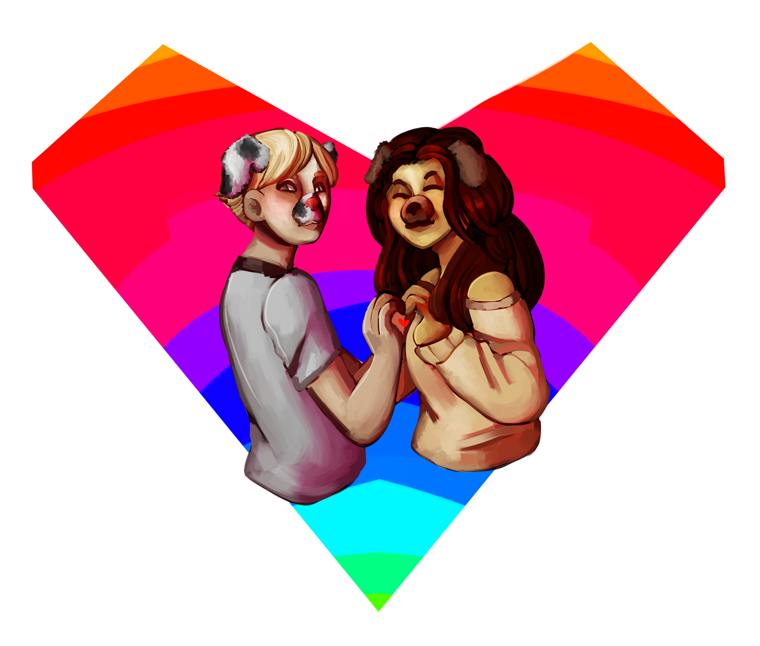 Rainbow love [COMMISSION]