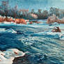 Winter river