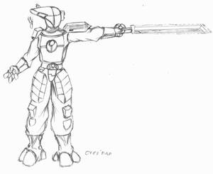 Tau Fire Warrior - Power Sword