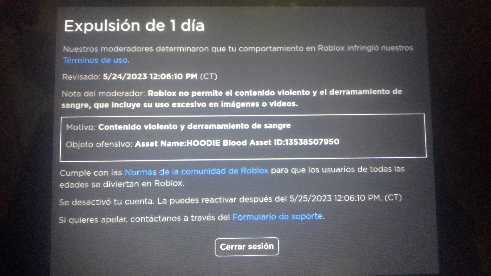 roblox formulario