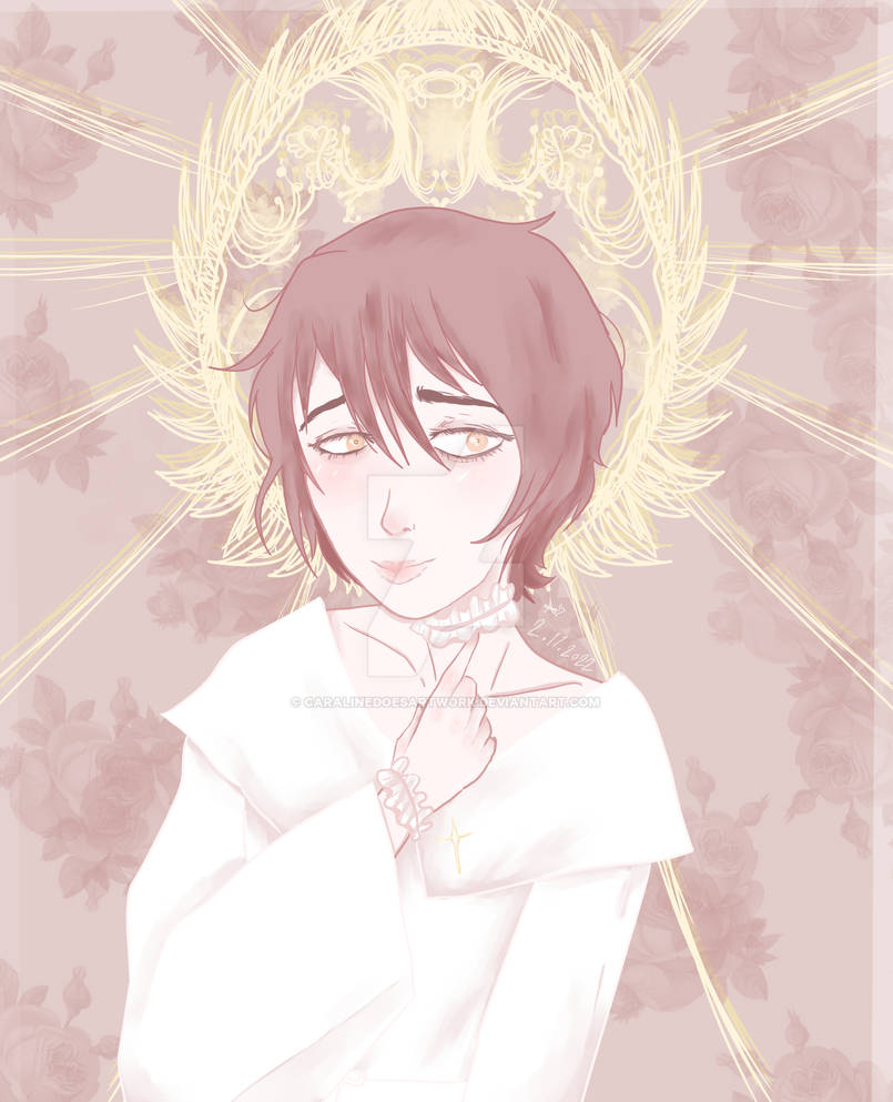 Portrait purity by Caralinedoesartwork on DeviantArt