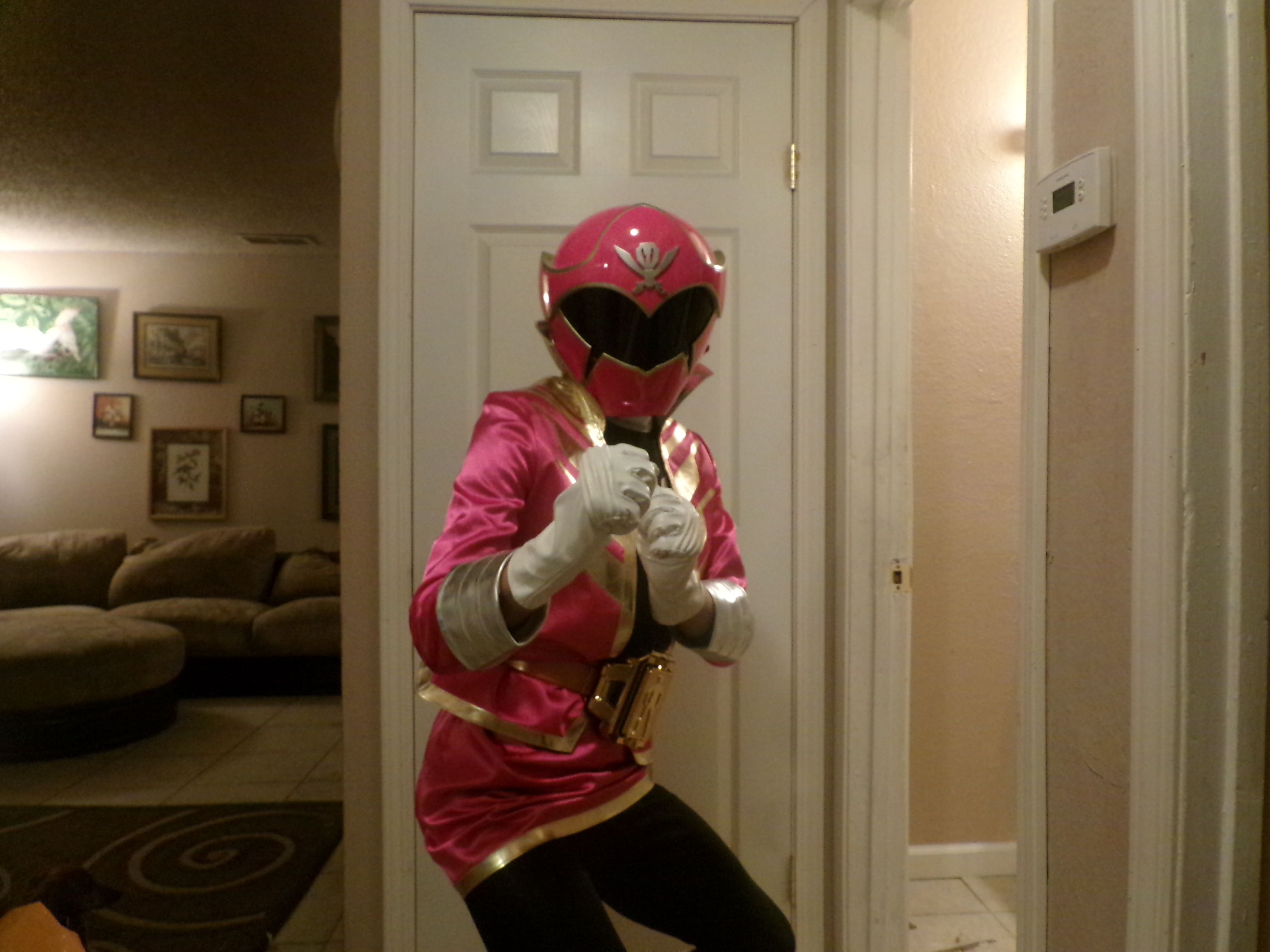 SUPER MEGA FORCE PINK RANGER GOKAI PINK COSPLAY by varaques on DeviantArt