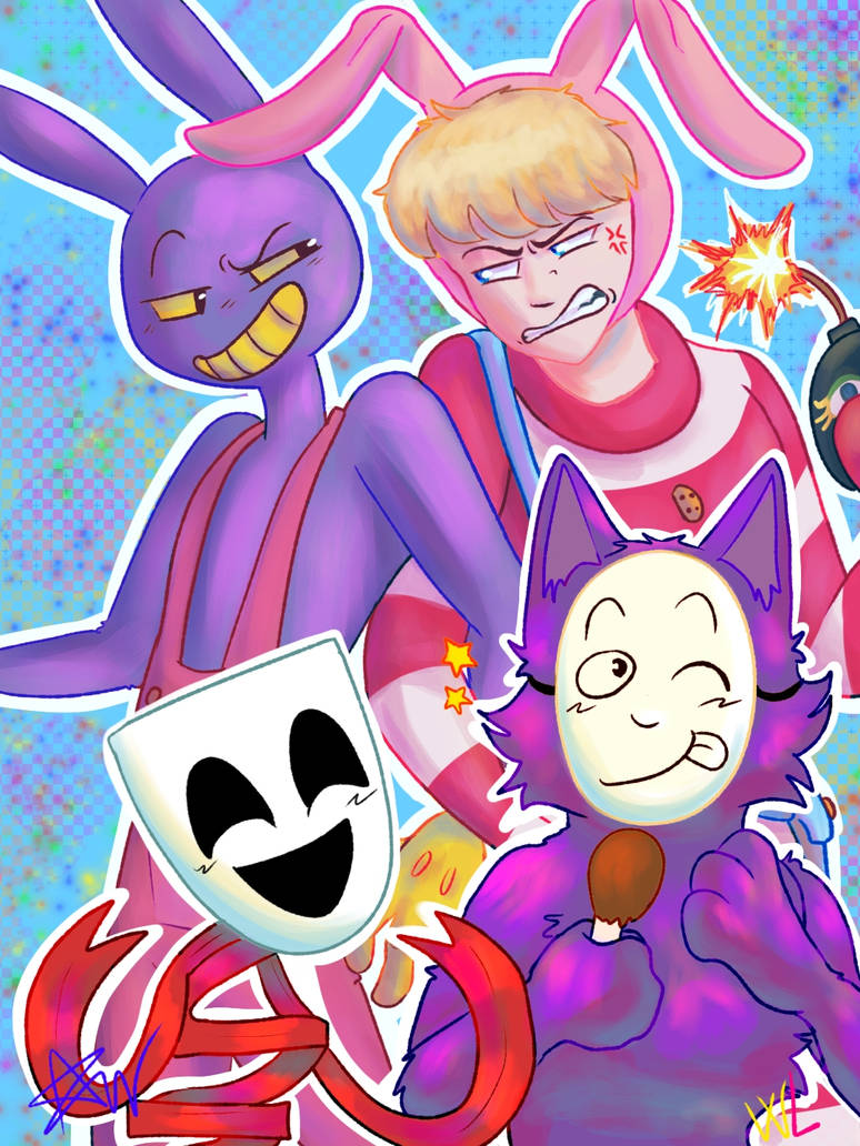 The Amazing Digital Circus x Popee The performer by wolflupus131 on ...