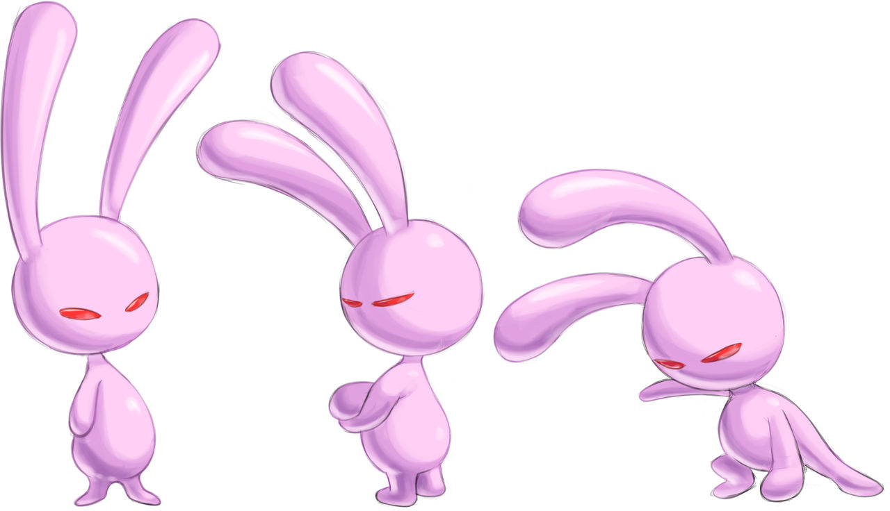 Pink Rabbid by SuperWiiBros08 on DeviantArt