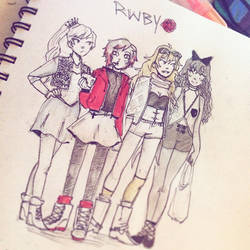 Team rwby aka team effortlessy fashionable