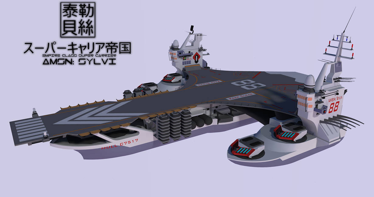 Empire Class Super Carrier by Gwentari