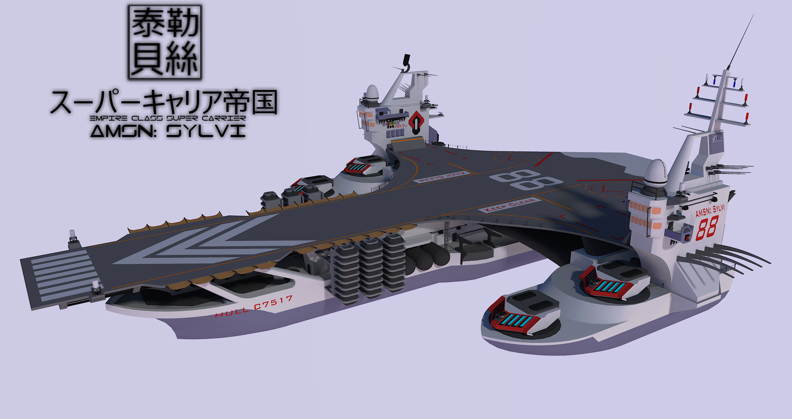Empire Class Super Carrier by Gwentari