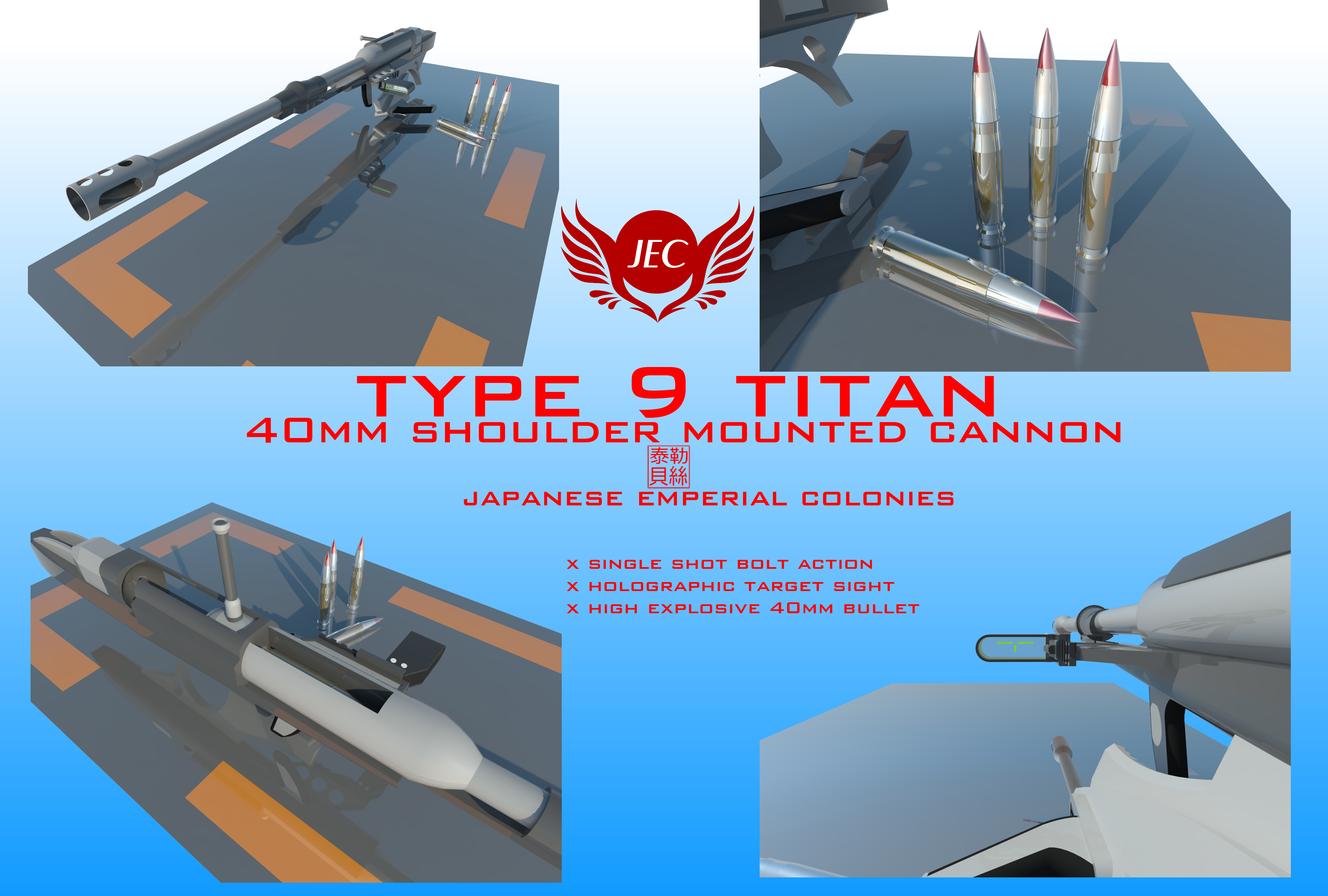 JEC Type 9 Titan 40mm by Gwentari