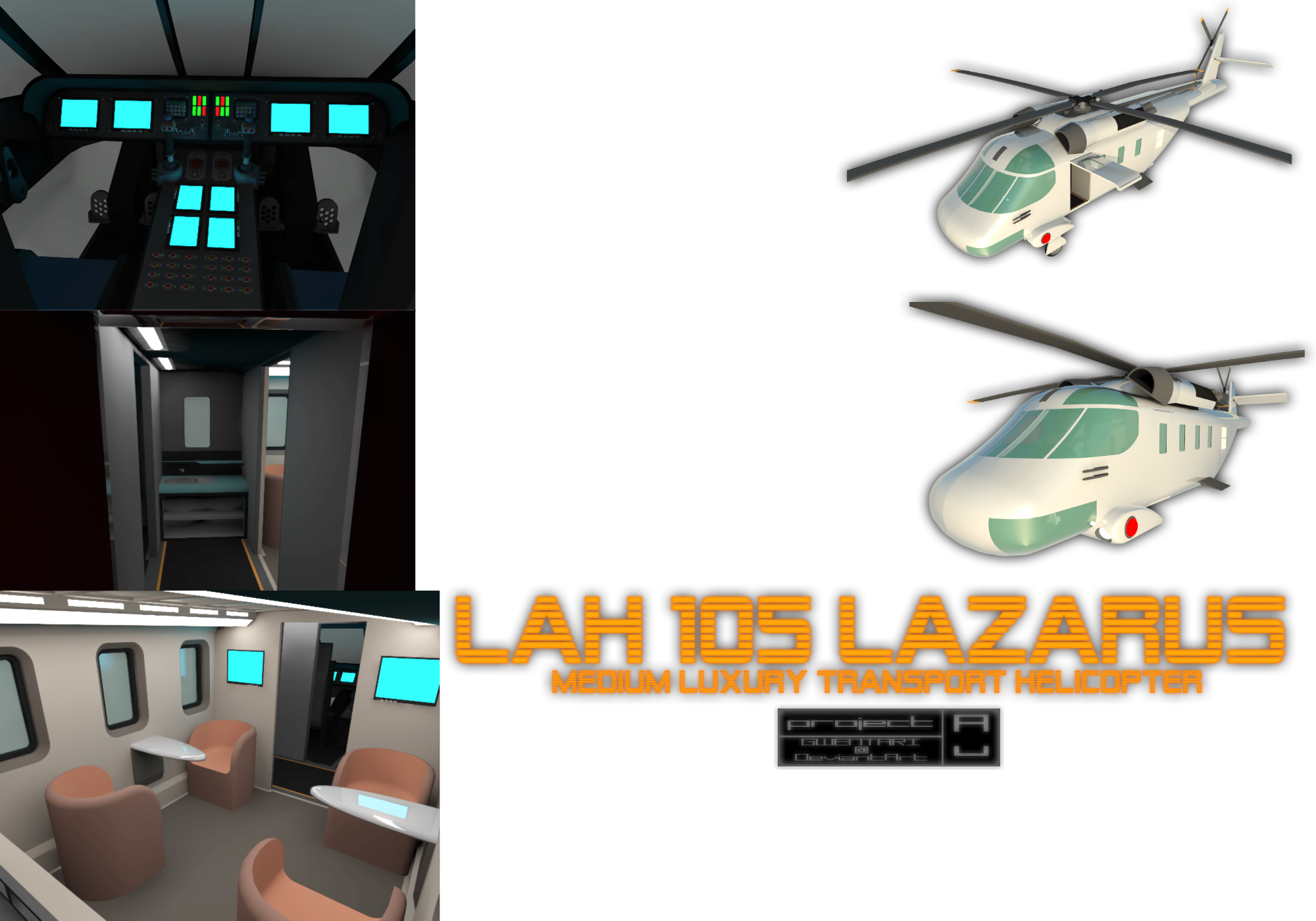 LAH 105 Lazarus Medium Helicopter