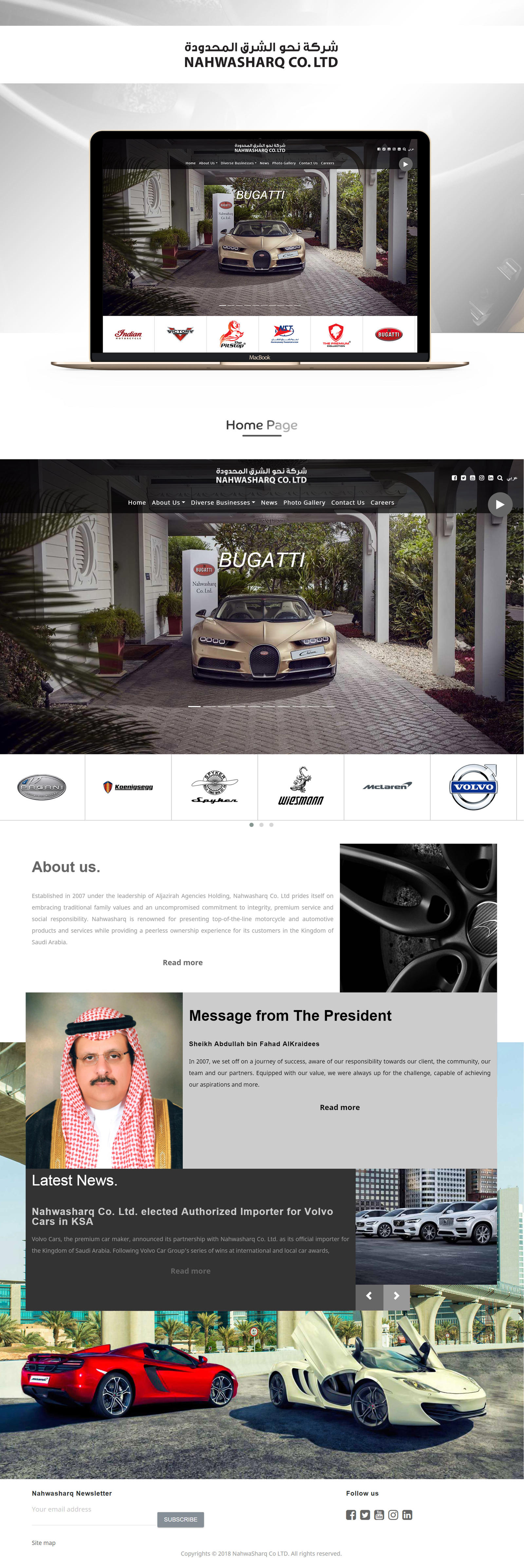 NAHWASHARQ | UI/UX Design by KarimStudio