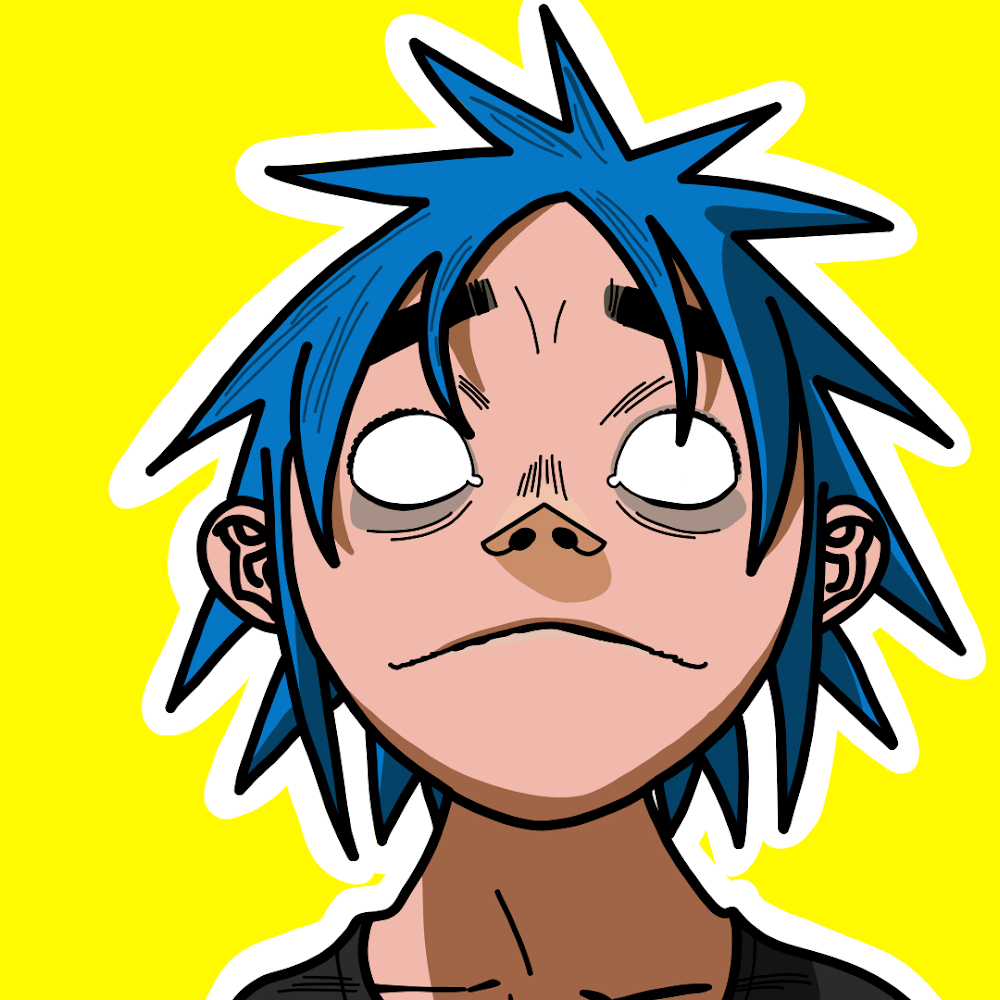 2d From Gorillaz By WhiteeEyes On DeviantArt 2d-from-gorillaz-by-whiteeeyes-on-deviantart