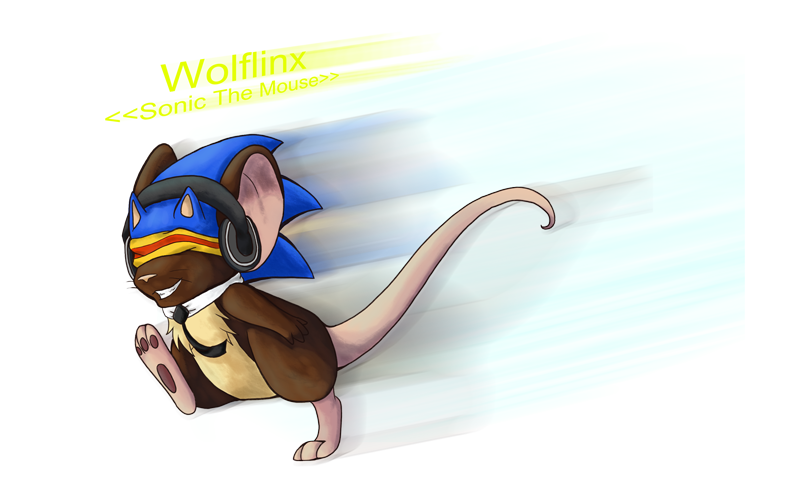 Sonic the mouse by WolfLinx