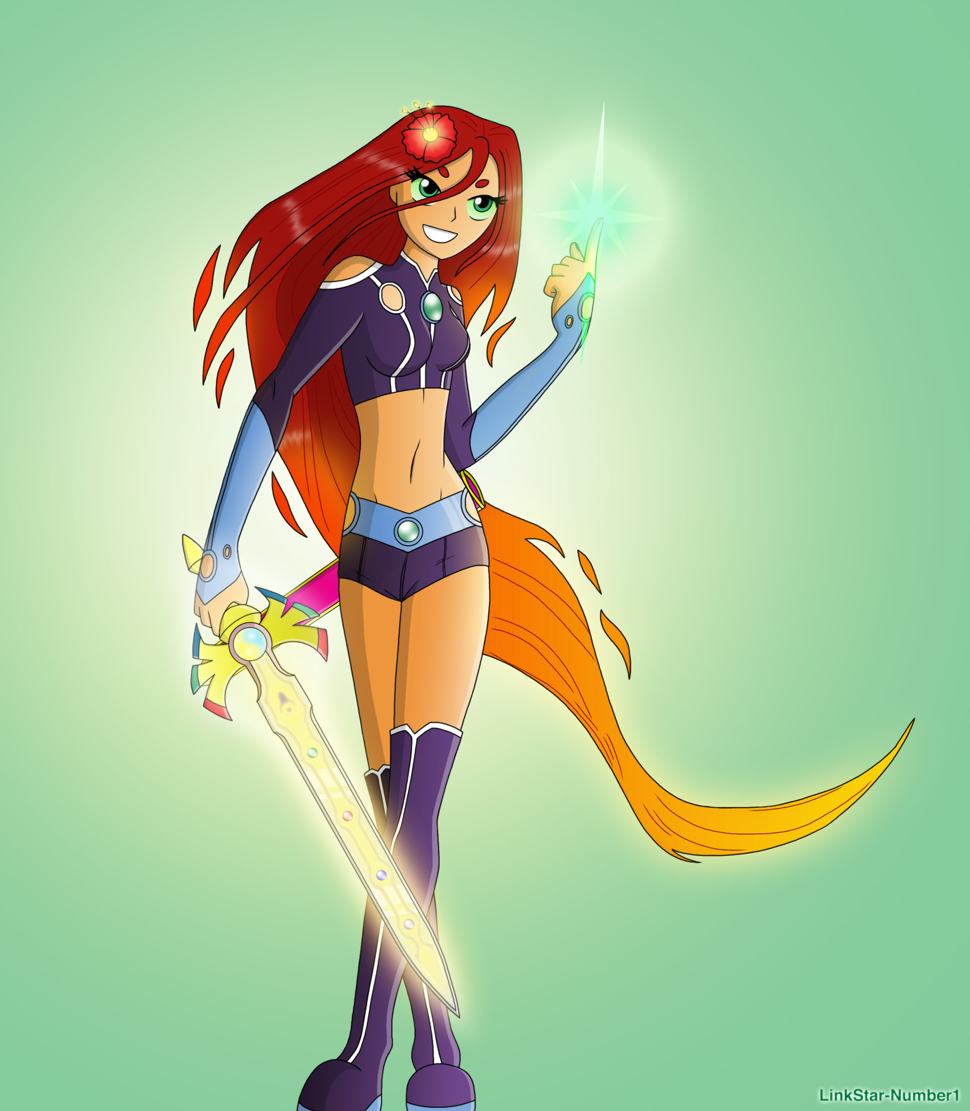 Starfire's New Look (Titan Legends version)