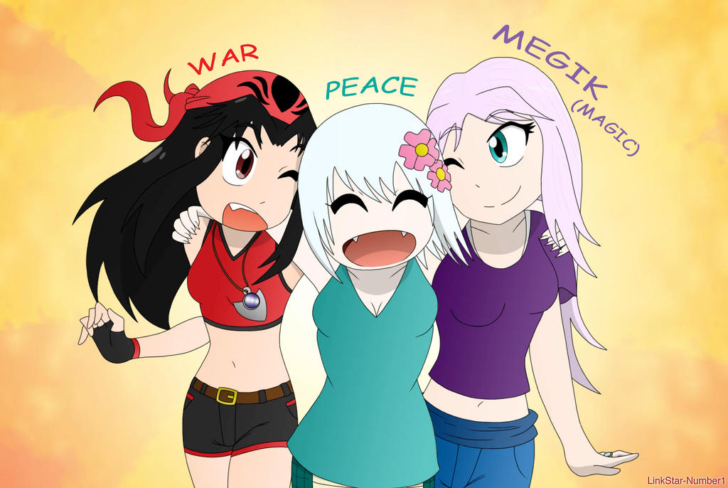 Nikki, Anna, and Ceilia - The Girls of 'War Angel'