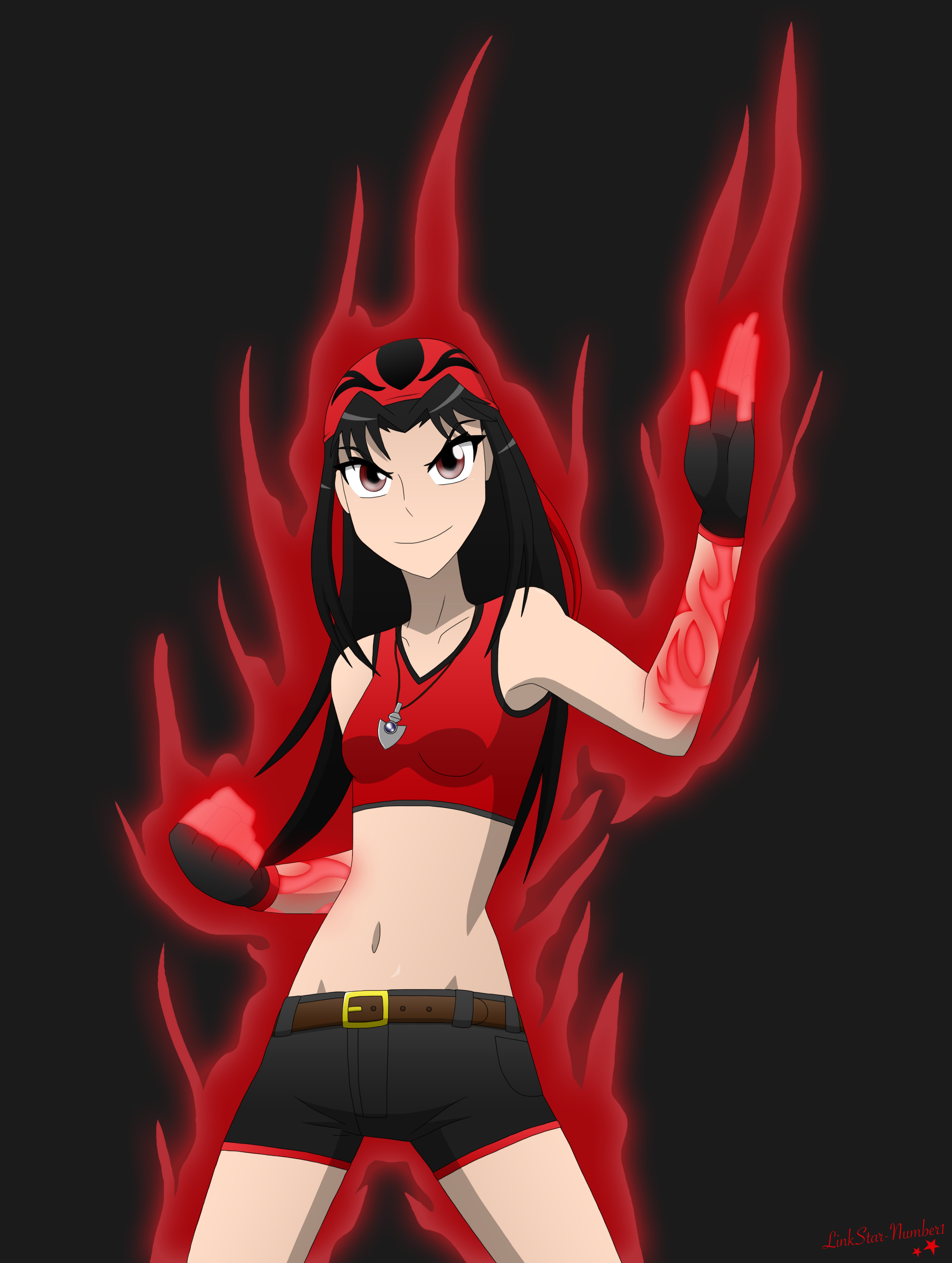 Nicole - The Girl with Scarlet Arms