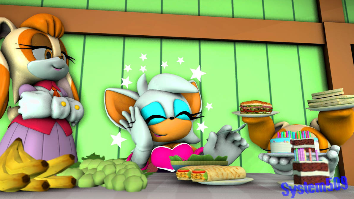 Rouge stays with the Rabbits pt2 by system509 on DeviantArt