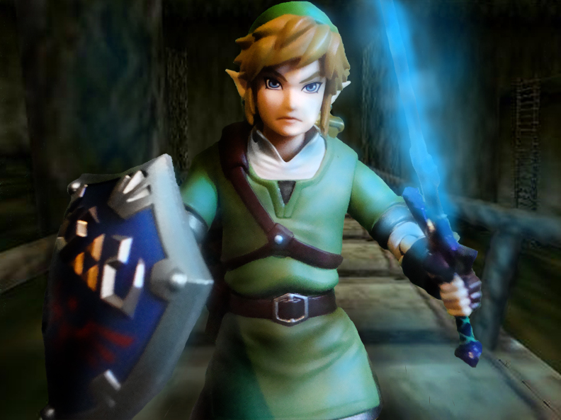 Legend of Zelda - Link in Kokiri forest