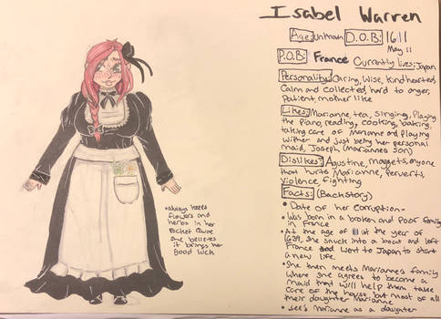 Isabel Warren [Ref sheet]