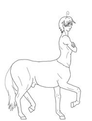 Centaur Lovi lineart