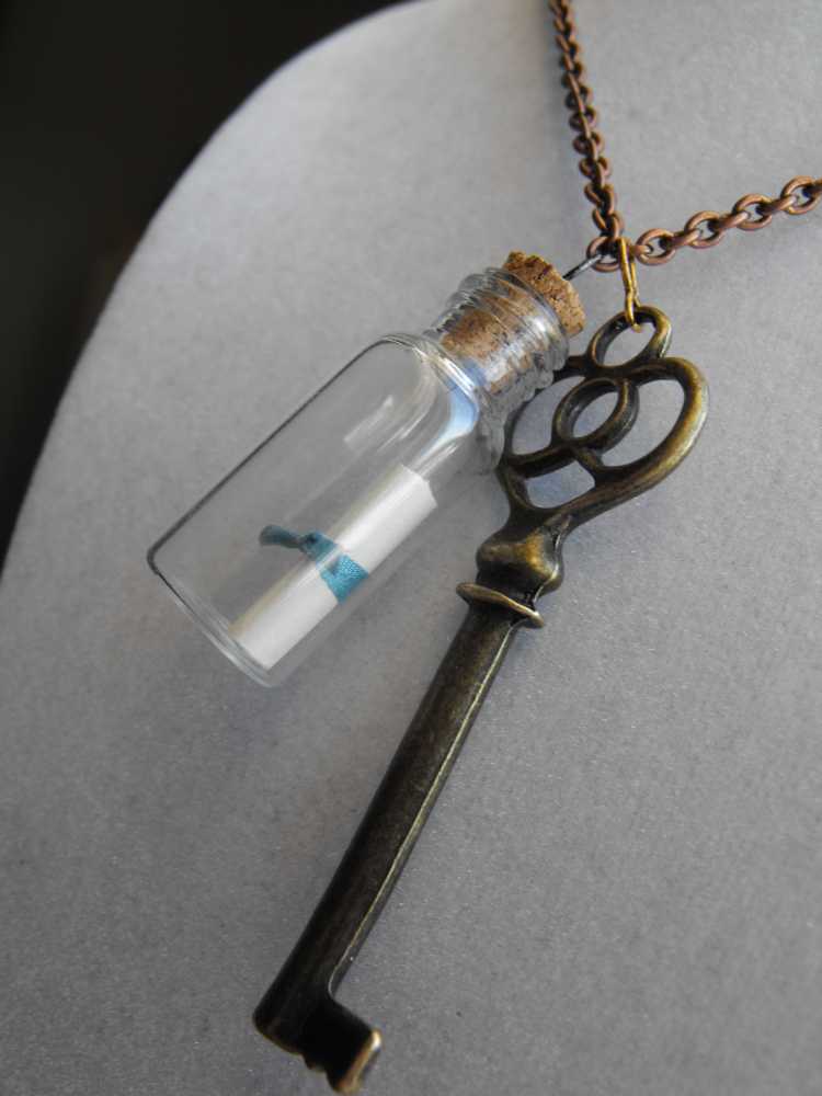 Message In a Bottle necklace