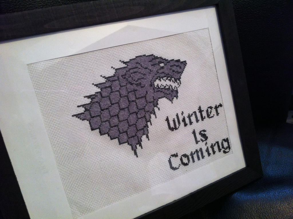 Winter is Coming cross stitch