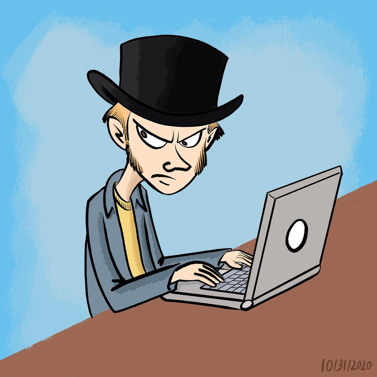 Ed Hacker Conceptober Day 31 - Hacker by coolerkinghilts on DeviantArt