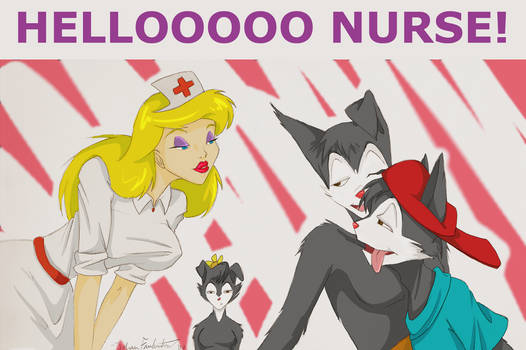 Helloooo, Nurse! Lightweight Hoodie by Thecartoonguy95 
