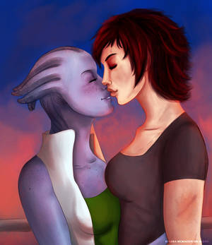 Eve and Liara - Trade