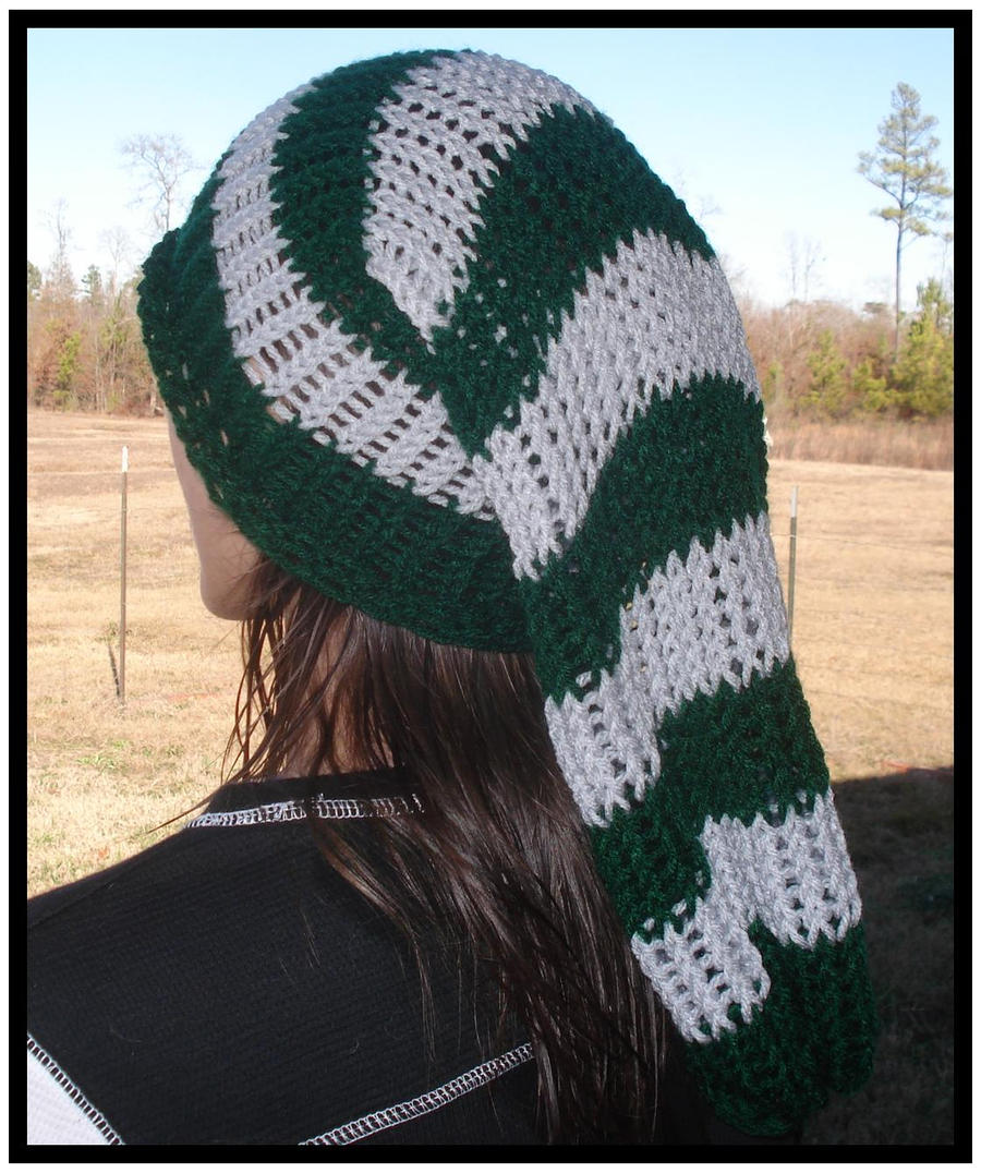 Commission - Slytherin Super Slouchy Beanie