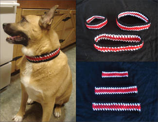 Mass Effect N7 Dog Collar by RebelATS