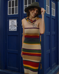 4th Doctor's Scarf Dress - TARDIS