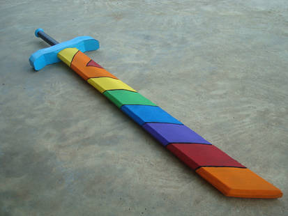 Mecha Dash Rainbow Sword