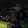 Luigi and slenderman